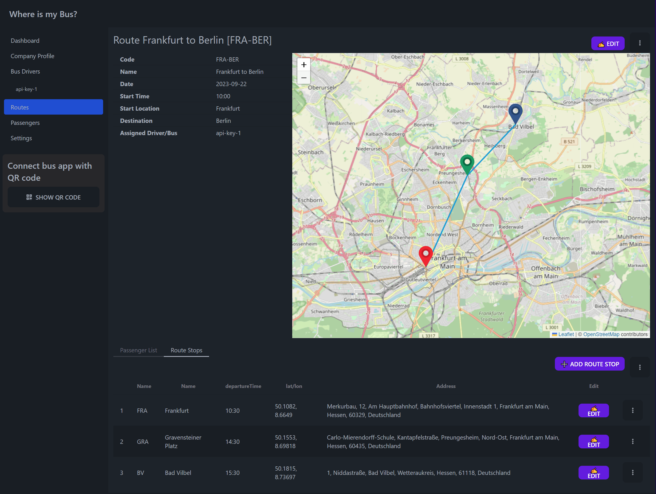 Management screenshot